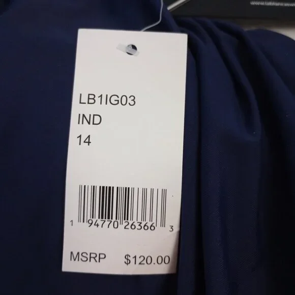 La Blanca Island Goddess Shirred One Shoulder One Piece Swimsuit Size 14 US NWT - Picture 5 of 8